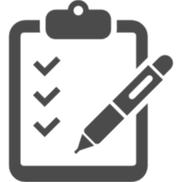 アンケートシートの無料アイコン